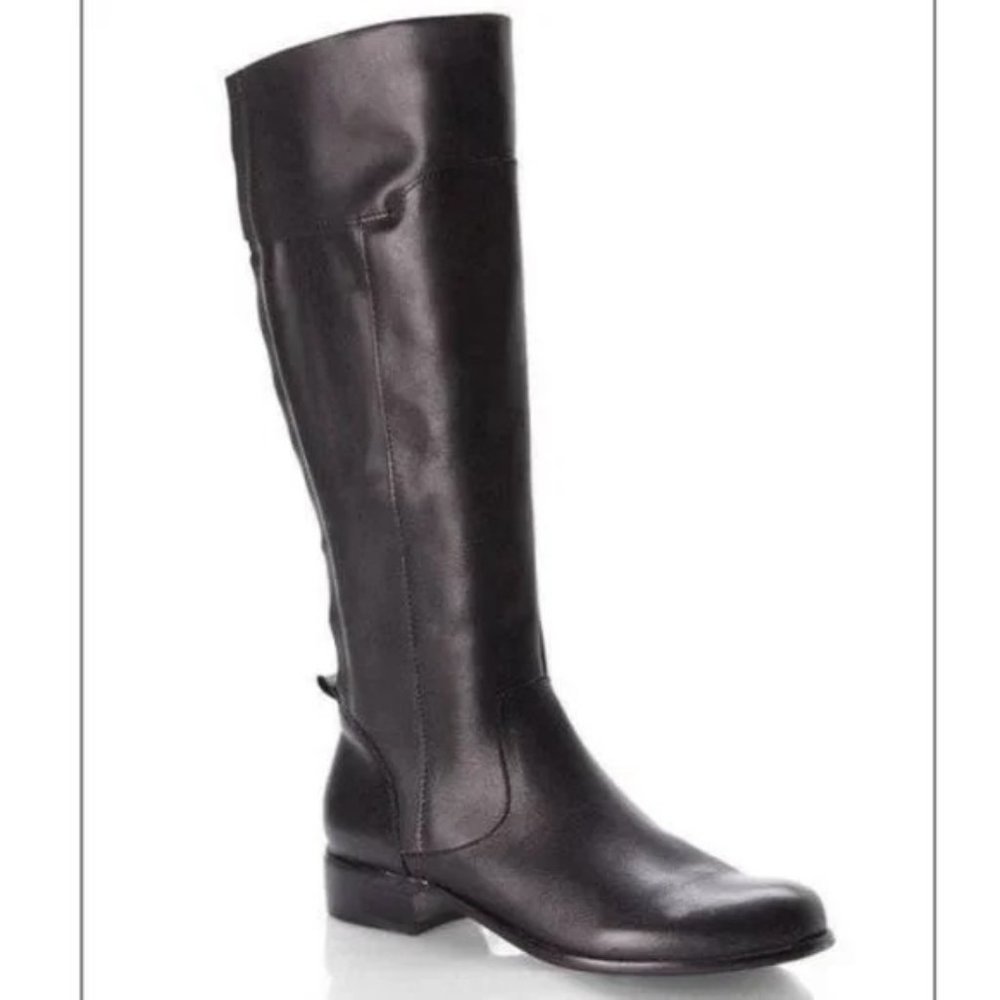 🆕 CORSO COMO Stirrup Knee High Riding Boots Black 6.5